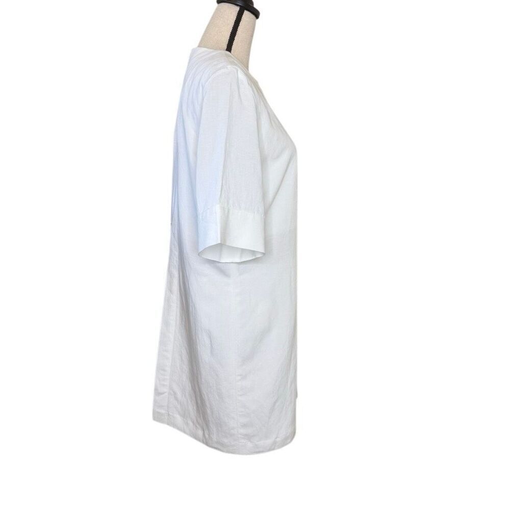 Israella Kobla Dalmar Dress White Oversized Shift Size 4 Structured, Minimalist - Picture 3 of 15